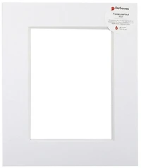 Passe-partout blanc -16x20/11x14po