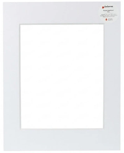 Passe-partout blanc -11x14/8x10po