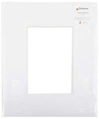 Passe-partout blanc - 8x10/4x6po