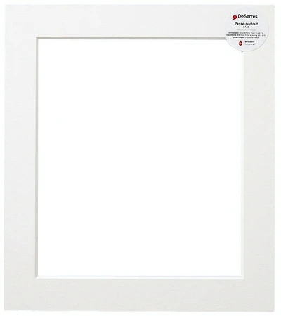 Passe-partout blanc -11x14/8.5x11po