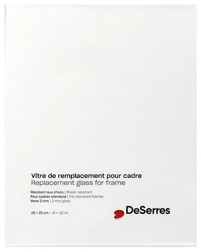 Vitre pour cadre - 8x10po