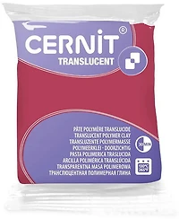 Translucent Polymer Clay - Red Pomegranate - 56g