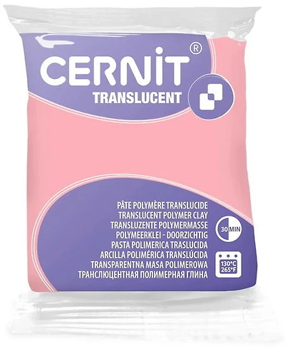 Translucent Polymer Clay - Rose Quartz - 56g