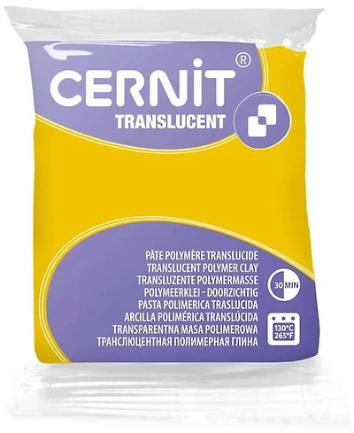 Translucent Polymer Clay - Dark Straw - 56g