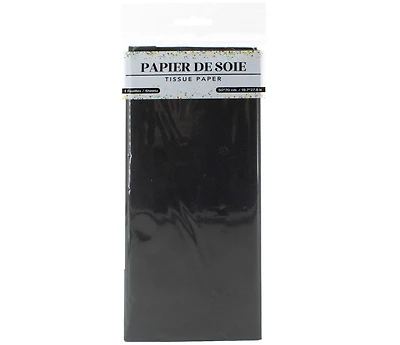 Papier de soie Noir