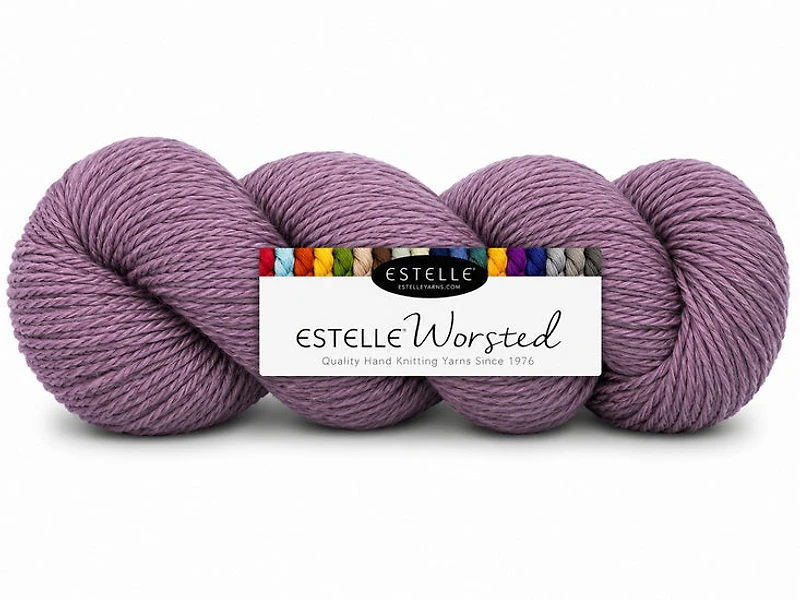 Yarn worsted 40% wool #4 100g heather field