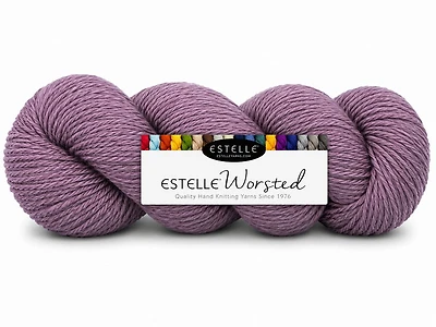 Yarn worsted 40% wool #4 100g heather field