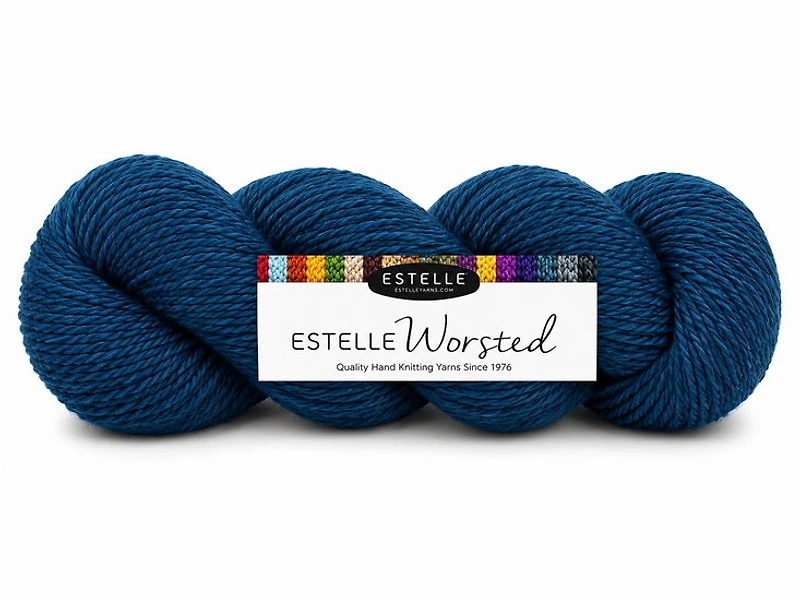 Yarn worsted 40% wool #4 100g tanzanite