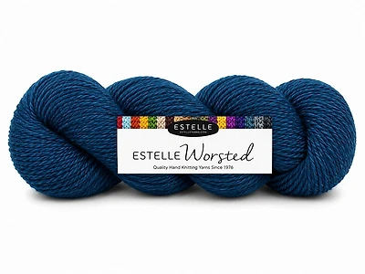 Yarn worsted 40% wool #4 100g tanzanite