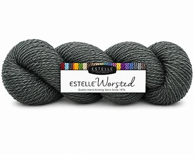Yarn worsted 40% wool #4 100g nickel heather