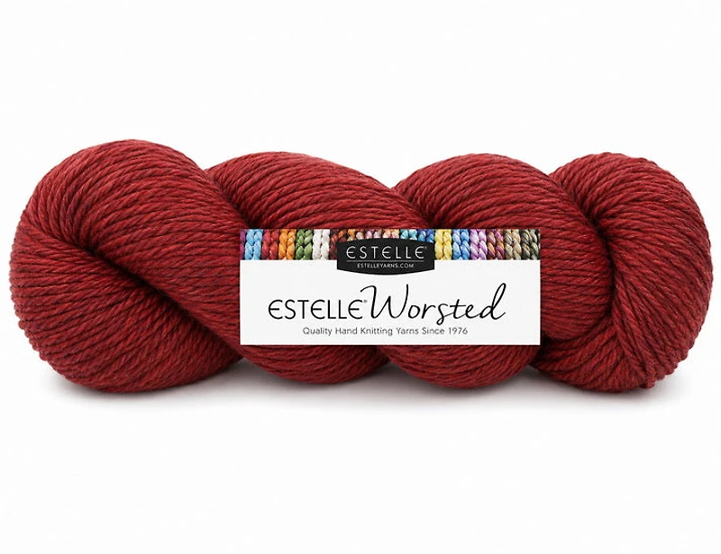 Yarn worsted 40% wool #4 100g clay