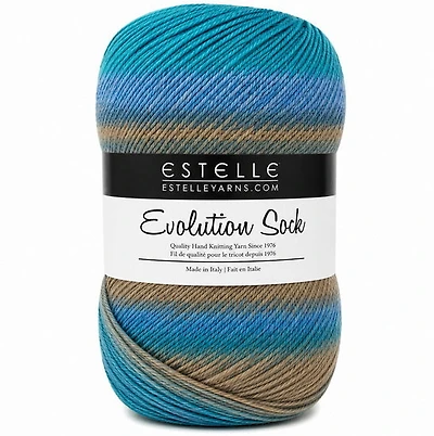 Yarn evolution socks #1 100g ocean