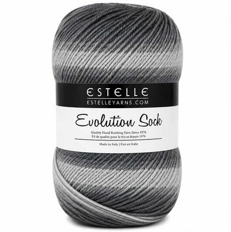Yarn evolution socks #1 100g shades of grey