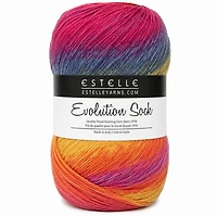 Yarn evolution socks #1 100g rainbow