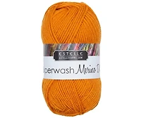 Yarn superwash merino #3 50g tangerine