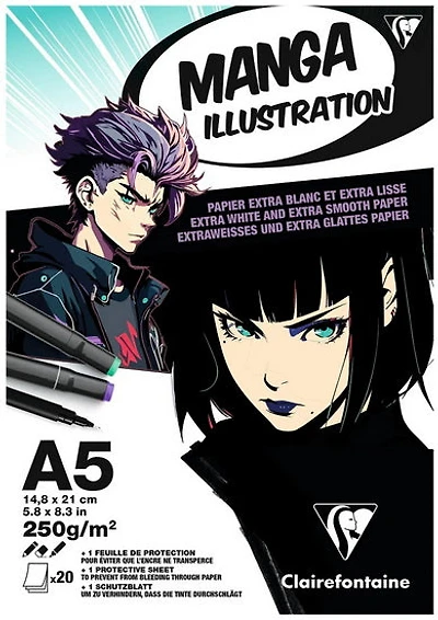 Drawing Pad for Manga 250g A5