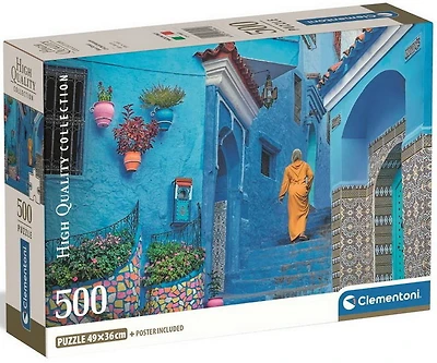 La rue bleue de Chefchaouen 500 mcx