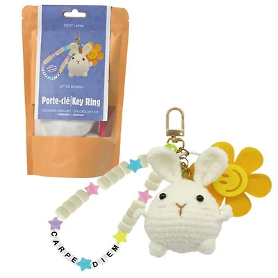 Ens. portes clés crochet petit lapin