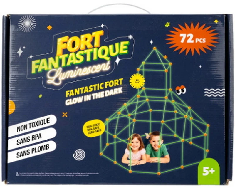 Fort fantastique luminescent 72 pcs