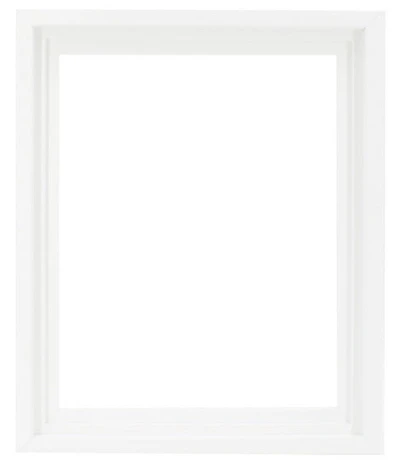 Floater Frame Wood Regular White