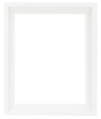 Floater Frame Wood Regular White
