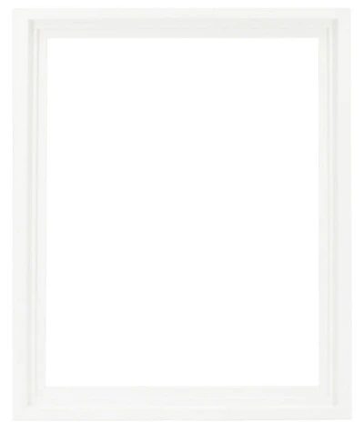 Floater Frame Wood Regular White - 11''X14''