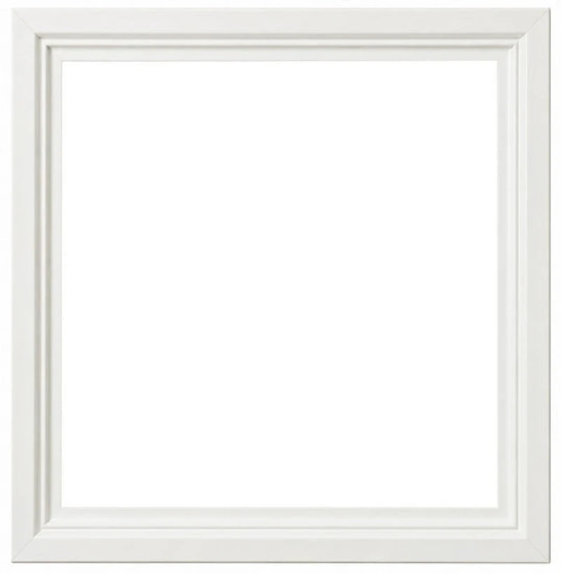 Floater Frame Wood Regular White
