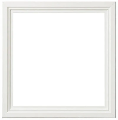 Floater Frame Wood Regular White