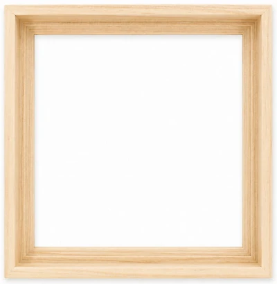 Floater Frame Wood Gallery Natural - 10''X10''