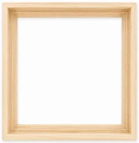 Floater Frame Wood Gallery Natural - 10''X10''