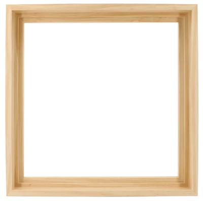 Floater Frame Wood Gallery Natural