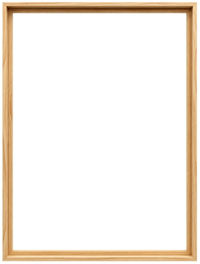 Floater Frame Wood Gallery Natural - 24''X36''