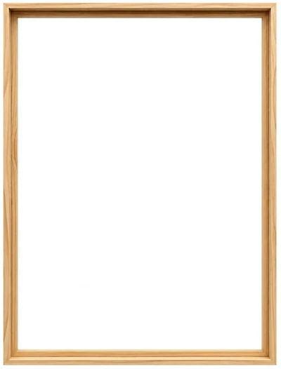 Floater Frame Wood Gallery Natural - 24''X36''