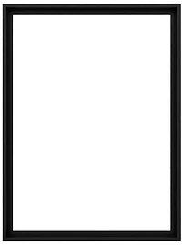 Floater Frame Wood Gallery Black - 16''X20''
