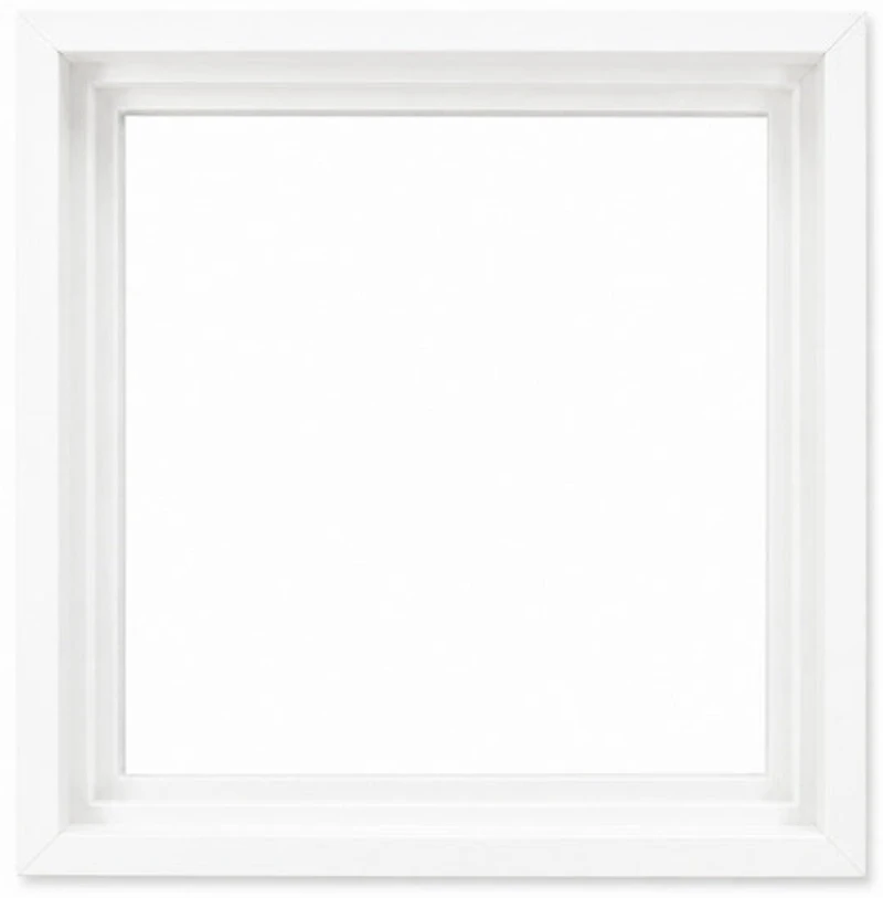 Floater Frame Wood Gallery White - 10''X10''