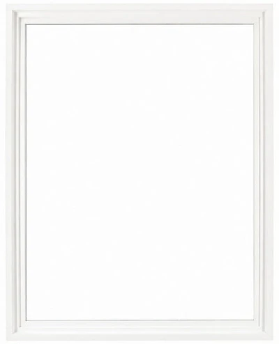 Floater Frame Wood Gallery White