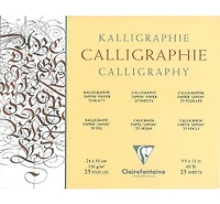 Calligraphy paper 24x30cm - 25 sheets