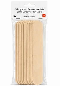 Set of 10 Extra Jumbo Sticks - 25x3cm
