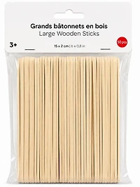 Set of 50 Jumbo Sticks - 15x2cm