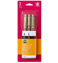 Ens. de 3 stylos Pigma Micron noir