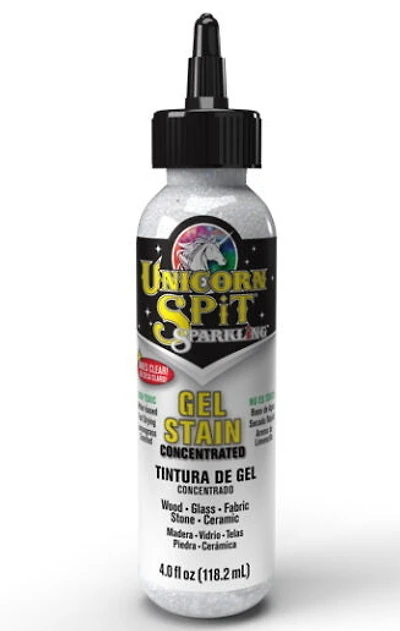 Teinture gel Unicorn Spit pailletée argenté 118ml