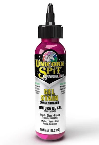 Teinture gel Unicorn Spit pailletée rose vif 118ml