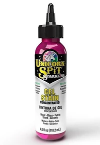 Teinture gel Unicorn Spit pailletée rose vif 118ml