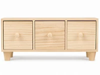 Wood Box with Drawers
