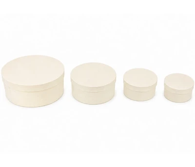 Oval nesting Boxes 4 Pcs