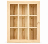 Wood Key Box with Door