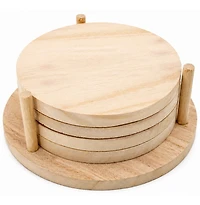 Wood Coaster Set