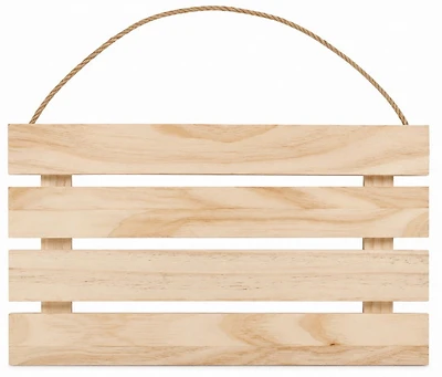 4-Slat Wood Wall Panel
