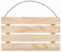 4-Slat Wood Wall Panel