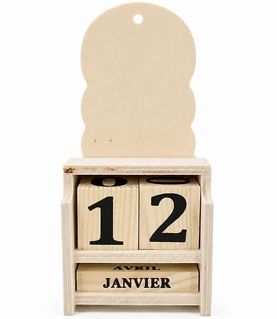 Calendrier perpétuel en bois VF